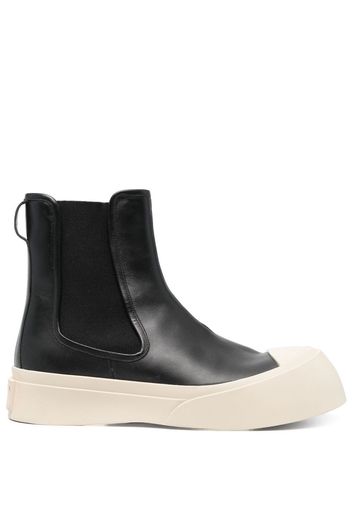 Marni leather ankle Chelsea boots - Black