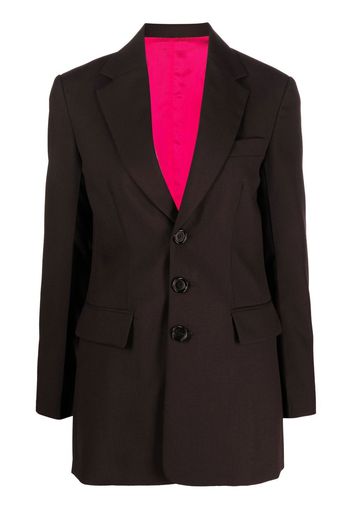 Marni single-breasted wool blazer - Brown