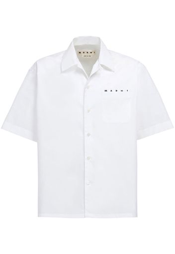 Marni short-sleeve cotton shirt - White