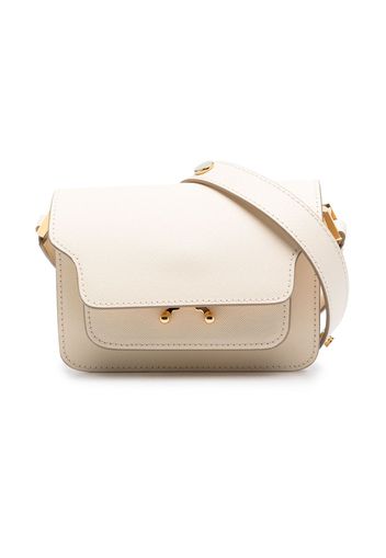 Marni Kids Trunk leather shoulder bag - Neutrals