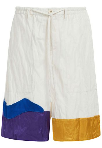 Marni graphic-print drop-crotch shorts - 00W04