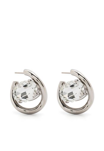 Marni twisted-hoop earrings - Silver