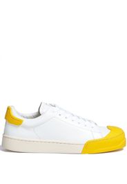 Marni lace-up panelled sneakers - White