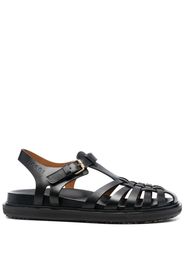 Marni leather fisherman sandals - Black