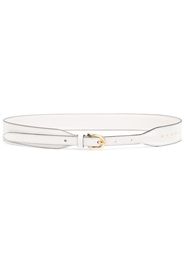 Marni buckle-fastening leather belt - White