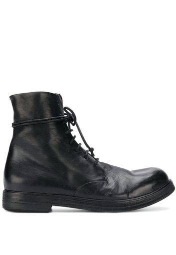 Marsèll lace-up combat boots - Black