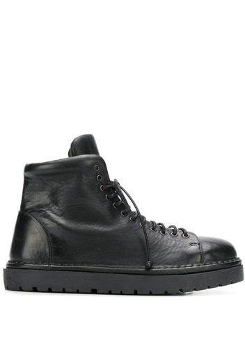 Marsèll flatform lace-up boots - Black