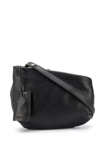 asymmetric leather clutch