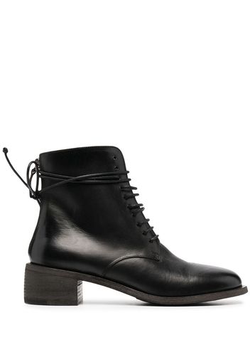 leather lace-up boots