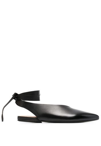 Marsèll pointed leather sandals - Black