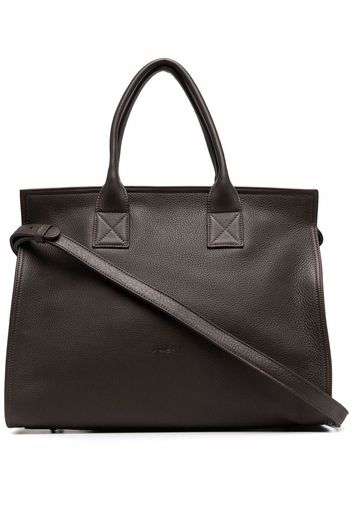 Marsèll logo stamp tote bag - Brown