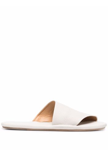 Marsèll open-toe leather slides - White