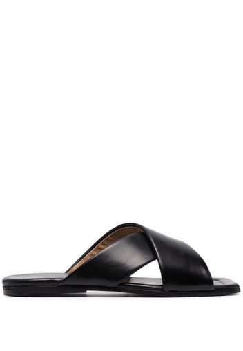 Marsèll cross-strap slip-on sandals - Black