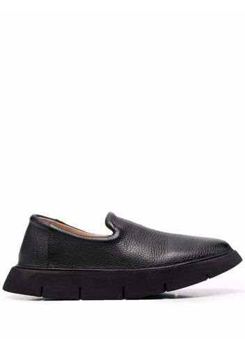 Marsèll chunky sole leather loafers - Black