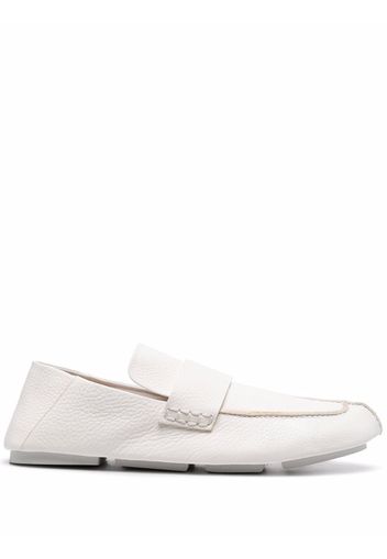 Marsèll almond-toe leather loafers - White