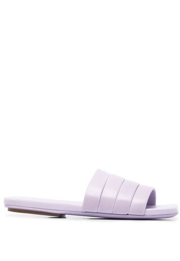 Marsèll square-toe leather sandals - Purple