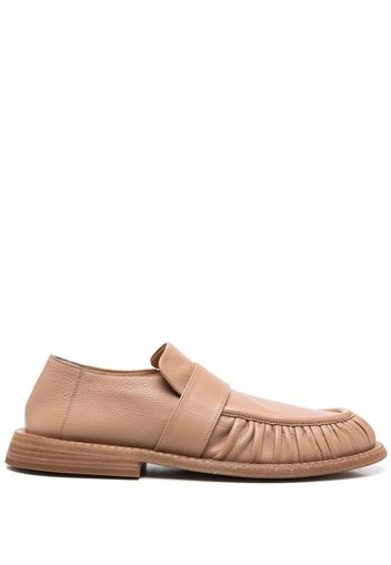 Marsèll ruched-detail slip-on loafers - Neutrals