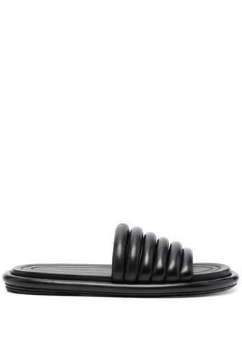 Marsèll quilted leather sandals - Black