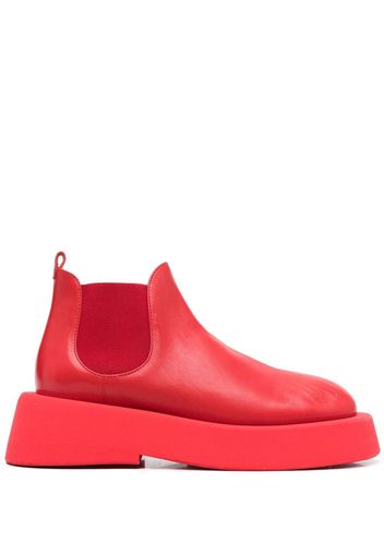 Marsèll leather ankle boots - Red