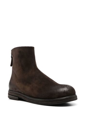 Marsèll zip-up leather ankle boots - Brown