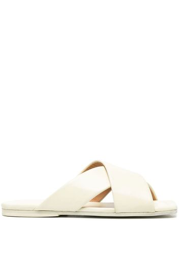 Marsèll leather slip-on sandals - Green