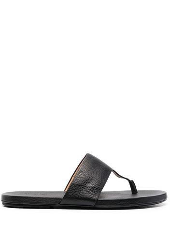 Marsèll calf leather flip-flops - Black