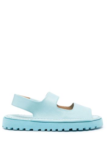 Marsèll leather slingback flat sandals - Blue