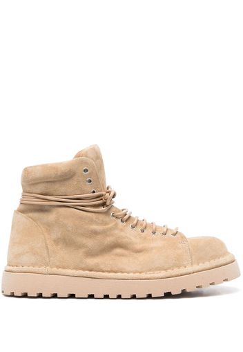 Marsèll lace-up suede boots - Neutrals