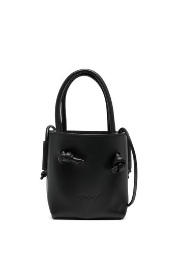 Marsèll debossed-logo leather bag - Black