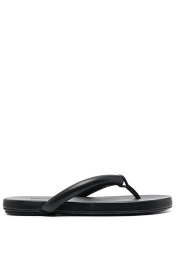 Marsèll leather flip flops - Black