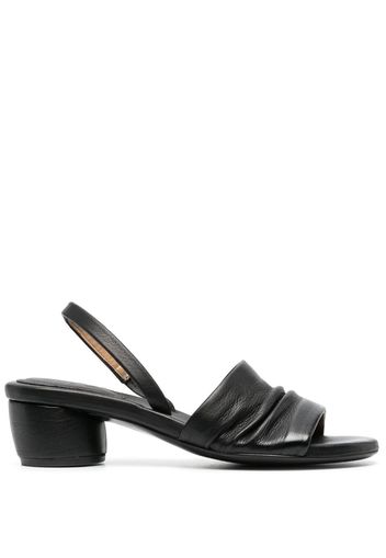 Marsèll round-toe leather slingback sandals - Black