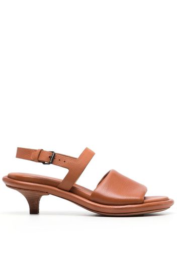 Marsèll round-toe leather sandals - Brown