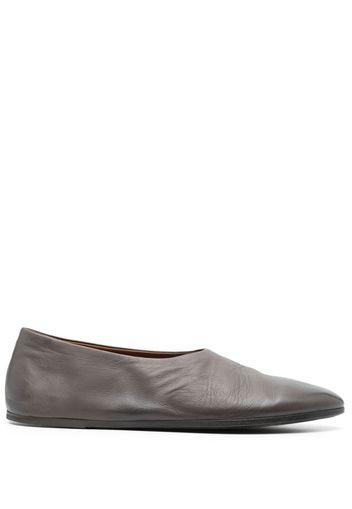 Marsèll round-toe leather loafers - Grey