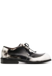 distressed-effect derby shoes