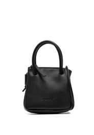 Marsèll debossed-logo leather satchel - Black