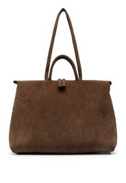 Marsèll 4 In Orizzontale suede shoulder bag - Brown