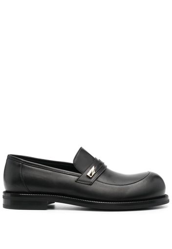 Martine Rose metallic-detail slip-on loafers - Black