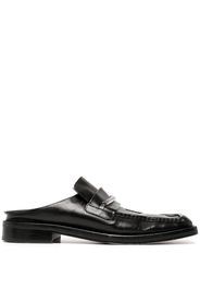 Martine Rose chain-embellished slip-on loafers - Black