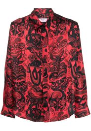 Martine Rose paisley-print silk shirt - Red