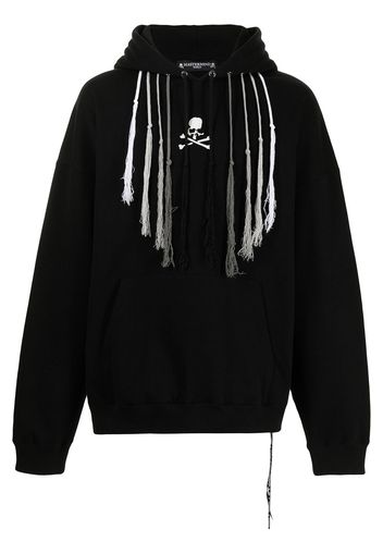 Mastermind World logo-print drawstring hoodie - Black