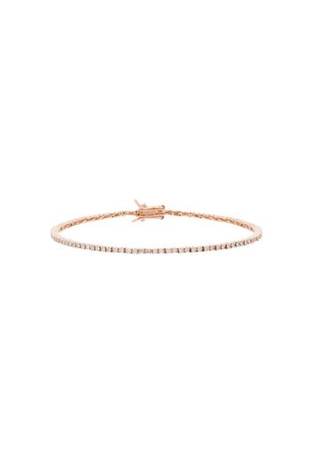14K rose gold diamond tennis bracelet