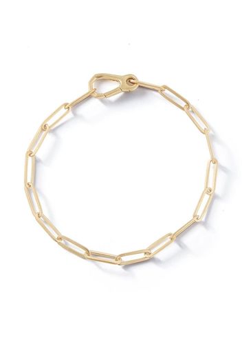 Mateo 14kt yellow gold long link chain bracelet