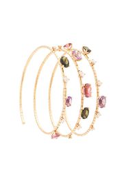 Mattia Cielo 18kt rose gold Rugiada mixed gemstone bangle