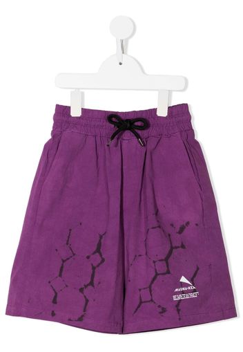 Mauna Kea honeycomb print bermuda shorts - Purple