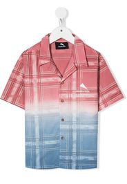 Mauna Kea tie-dye check print shirt - Pink