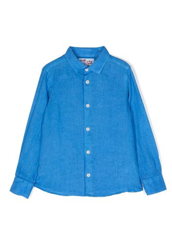 MC2 Saint Barth Kids button-up shirt - Blue