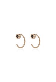 Delfina Delettrez 18kt gold and diamond big sliding medal earring - Metallic