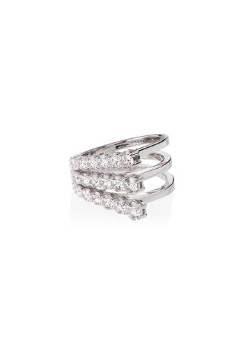 Melissa Kaye 18kt white gold Aria fan diamond ring