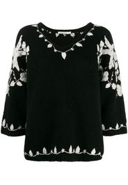 embroidered design jumper