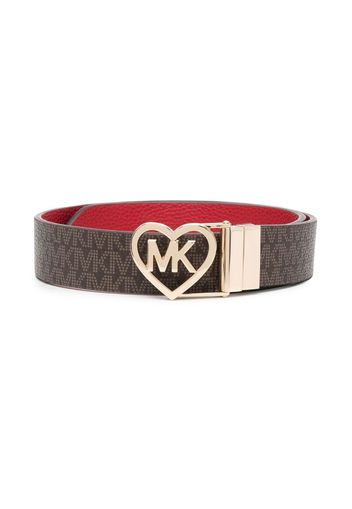 Michael Kors Kids logo-print belt - Brown